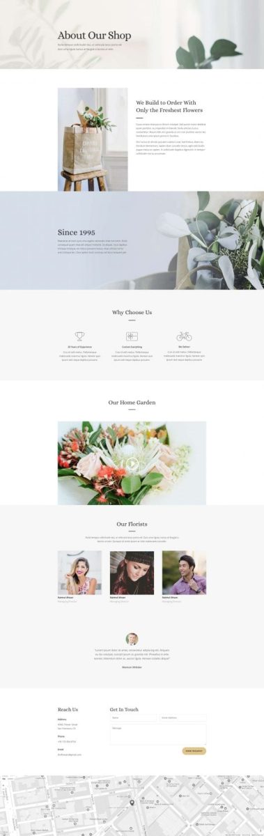 créer un site internet pour fleuriste4