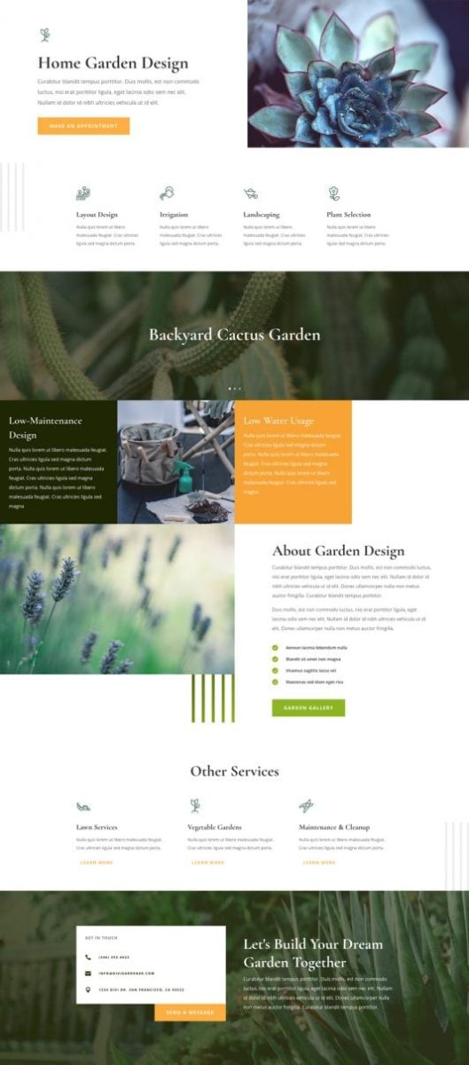 créer un site internet pour paysagiste et jardinier2